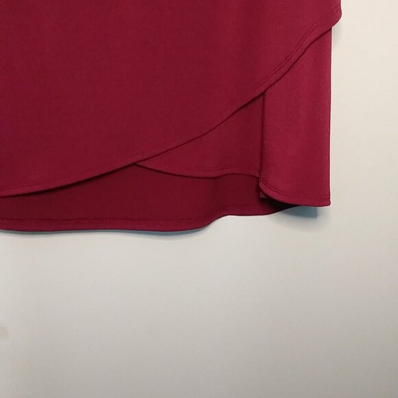 New Directions Burgundy Sleeveless Top | Sixe XL - Picture 8 of 8